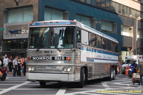 bus from port authority to monroe township nj